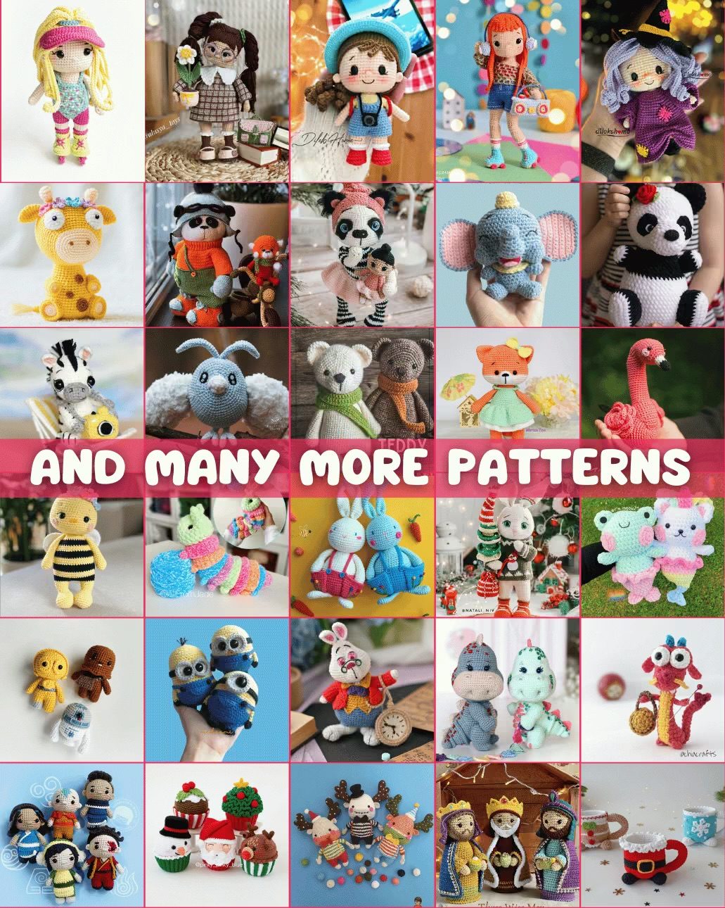 Amigurumi pattern examples